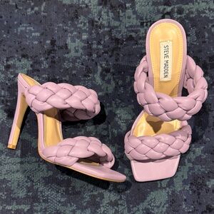 Steve Madden Women's Lavender Braided Heels